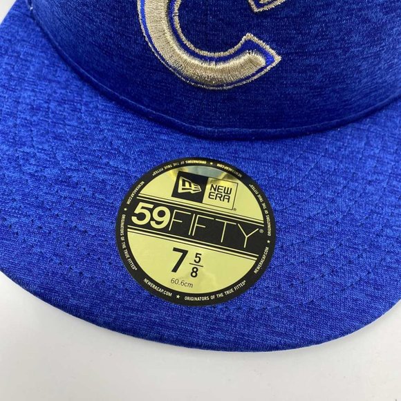 NWT Chicago Cubs 2017 MLB All Star Game Fitted Hat 7 5/8 Blue Cap Baseball - Picture 7 of 9